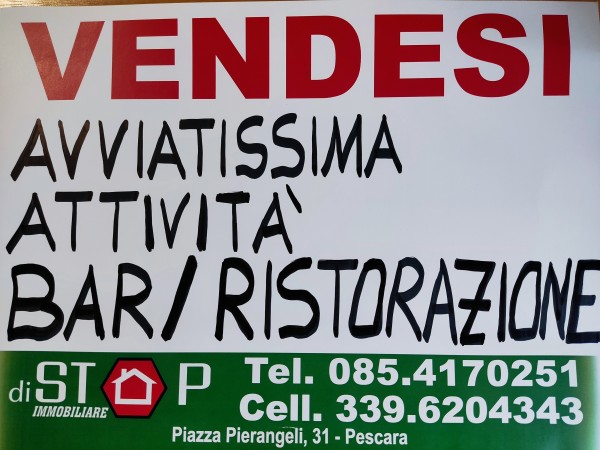 Riferimento VA 666 - Attività Commerciale in Vendita a Pescara