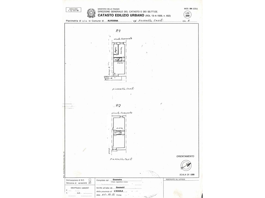 Agenzia Immobiliare - Planimetria 1