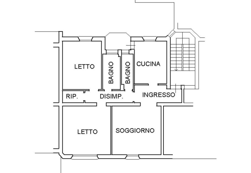 Agenzia immobiliare Trading casa - Planimetria 1