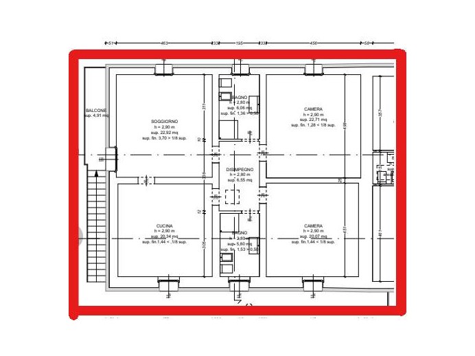 Agenzia Immobiliare San Quirino - Planimetria 1