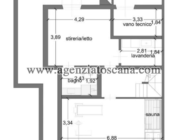 вилла с бассейном за арендная плата, Forte Dei Marmi - Centrale -  10