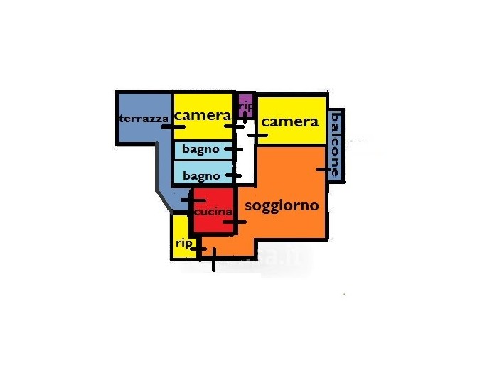 Agenzia Immobiliare Pegasus - Planimetria 1