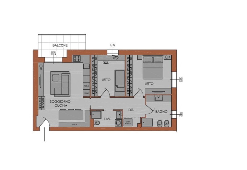 Agenzia immobiliare Trading casa - Planimetria 1