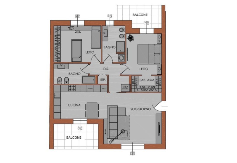 Agenzia immobiliare Trading casa - Planimetria 1