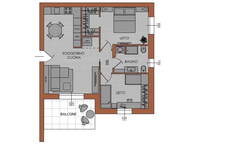 Agenzia immobiliare Trading casa - Planimetria 1