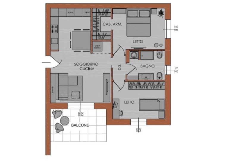 Agenzia immobiliare Trading casa - Planimetria 1