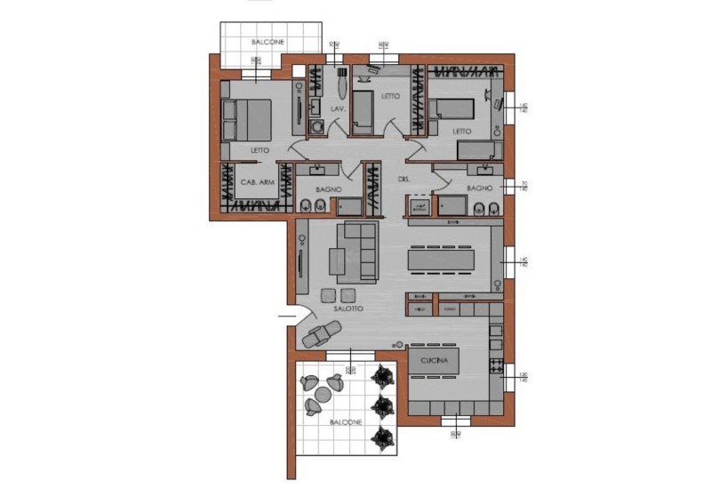 Agenzia immobiliare Trading casa - Planimetria 1