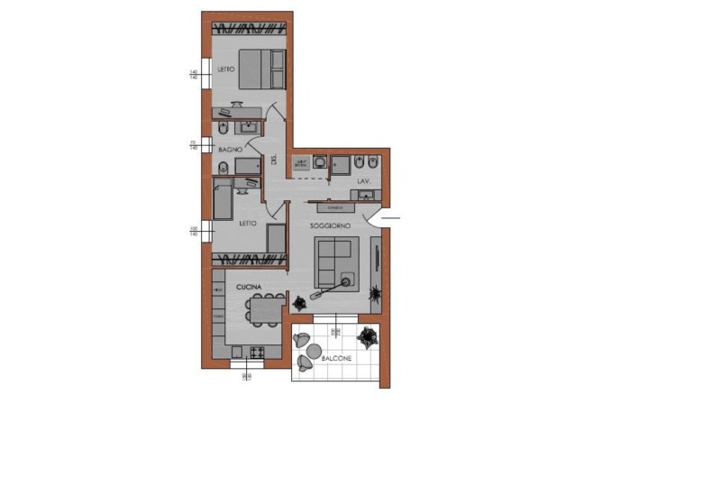 Agenzia immobiliare Trading casa - Planimetria 1