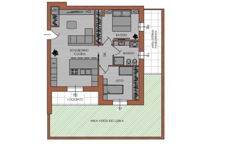 Agenzia immobiliare Trading casa - Planimetria 1