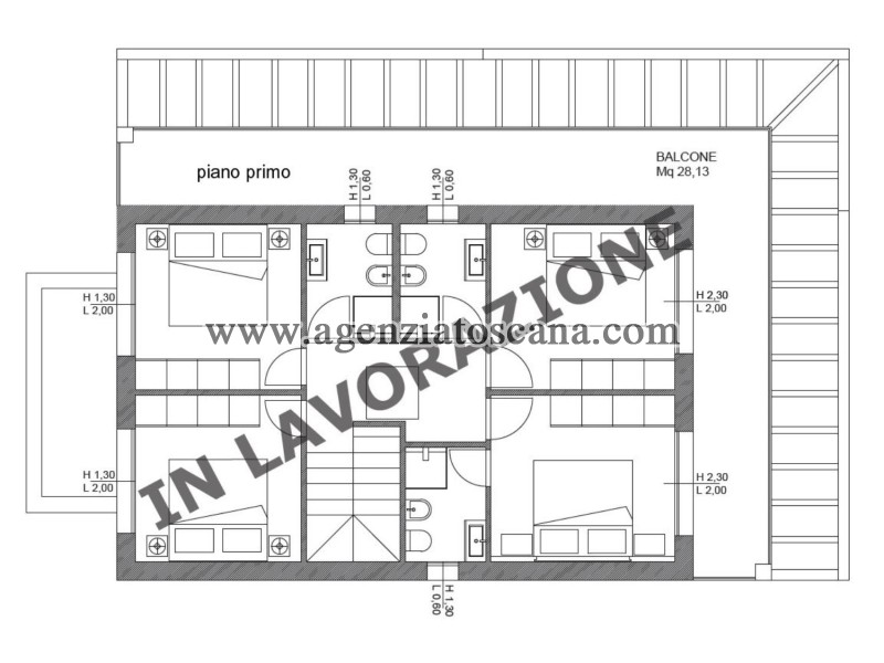 вилла с бассейном за продажа, Forte Dei Marmi - Ponente -  15