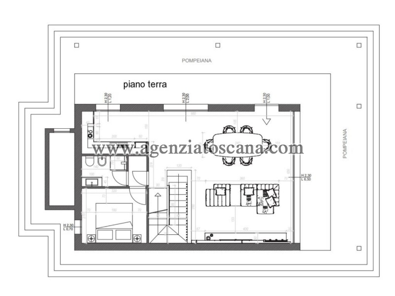 вилла с бассейном за продажа, Forte Dei Marmi - Ponente -  14