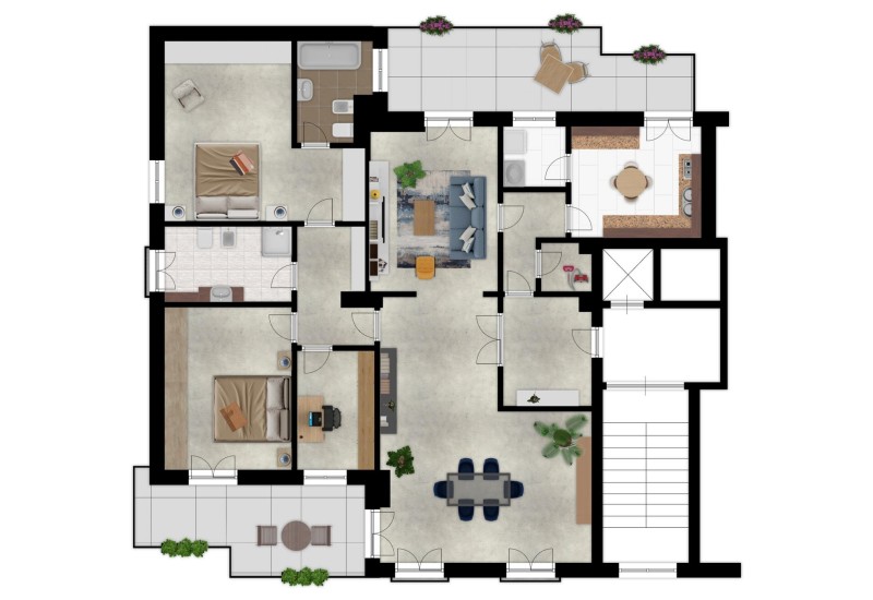 Agenzia immobiliare Trading casa - Planimetria 1
