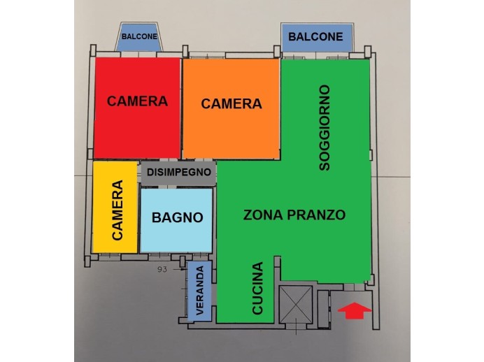 Agenzia Immobiliare Pegasus - Planimetria 1