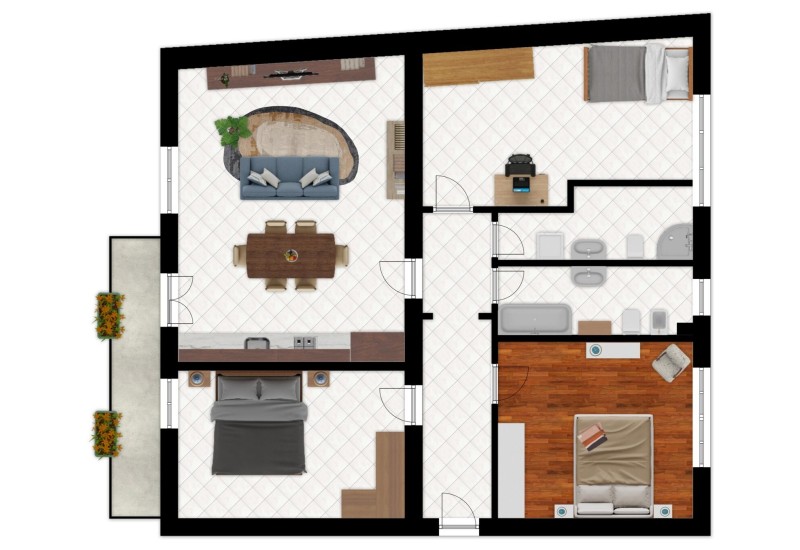 Agenzia immobiliare Trading casa - Planimetria 1