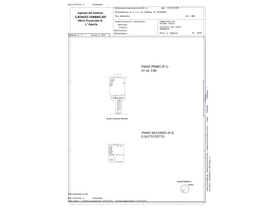Agenzia Immobiliare - Planimetria 1