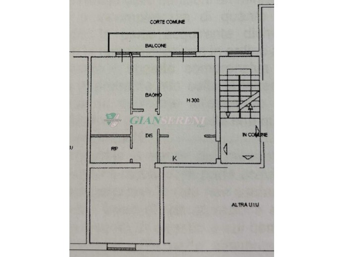 Agenzia Immobiliare Giansereni - Planimetria 1