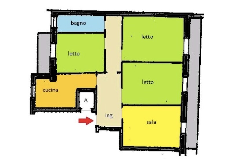 Agenzia immobiliare Trading casa - Planimetria 1