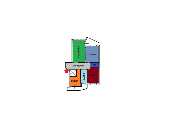 Agenzia Immobiliare Pegasus - Planimetria 1