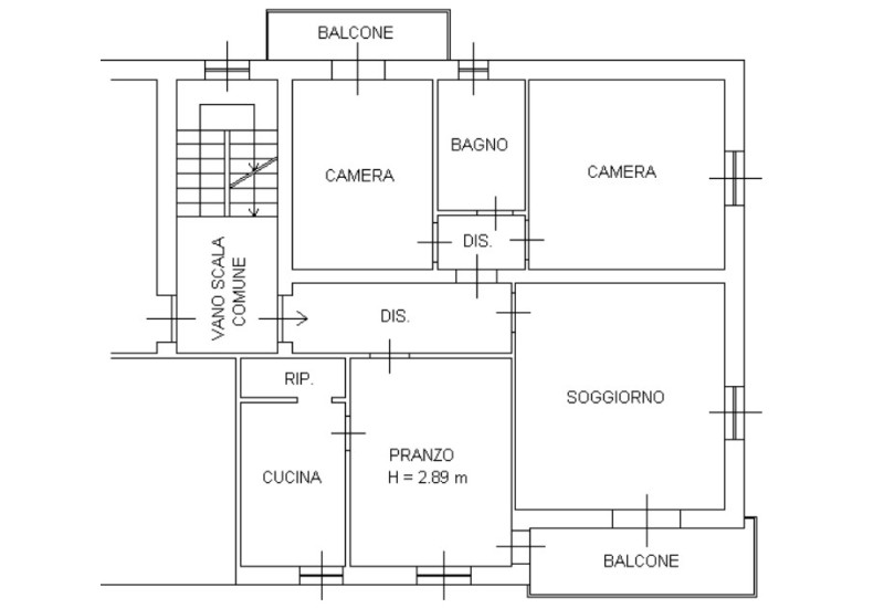 Agenzia immobiliare Trading casa - Planimetria 1