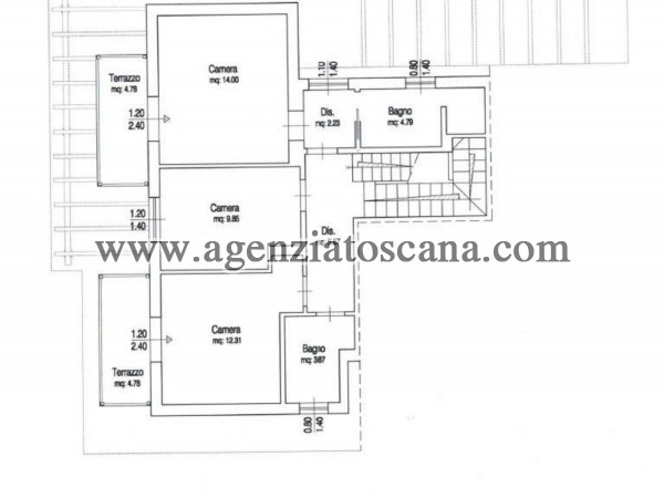 Two-family Villa for rent, Forte Dei Marmi - Centrale -  41