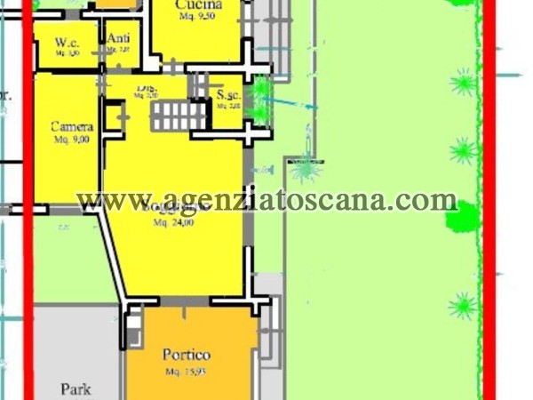 Villa Bifamiliare in vendita, Forte Dei Marmi - Centrale -  13