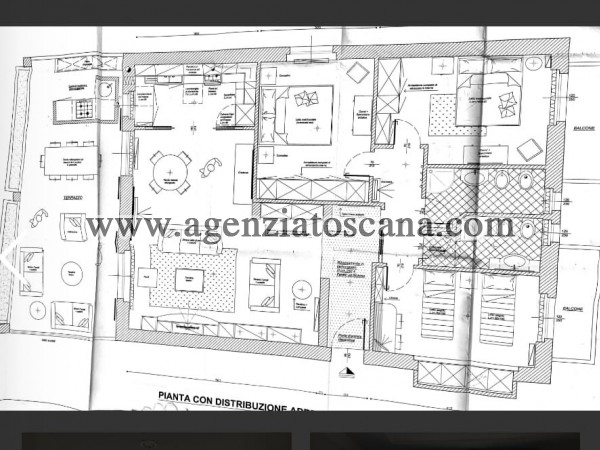 Apartment for rent, Forte Dei Marmi - Centrale -  12