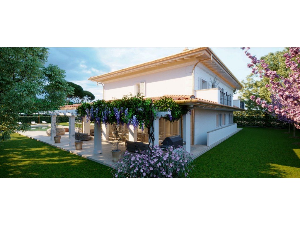 Rif 240 - cover Elegante villa con piscina su progetto