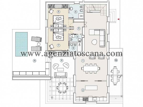 Villa for rent, Forte Dei Marmi - Ponente -  27