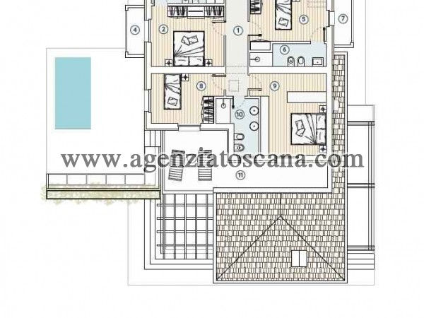 Villa for rent, Forte Dei Marmi - Ponente -  9