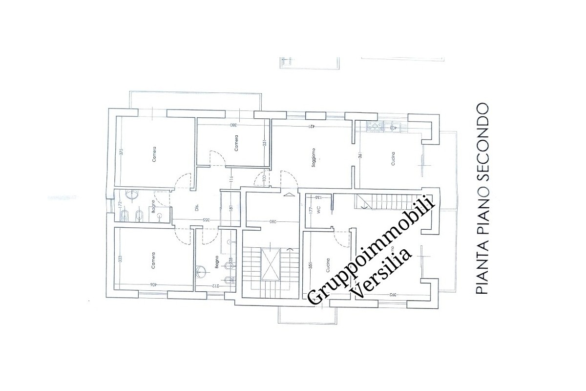 Agenzia Immobiliare Gruppo Immobili Versilia di Claudio Melegari - Planimetria 1