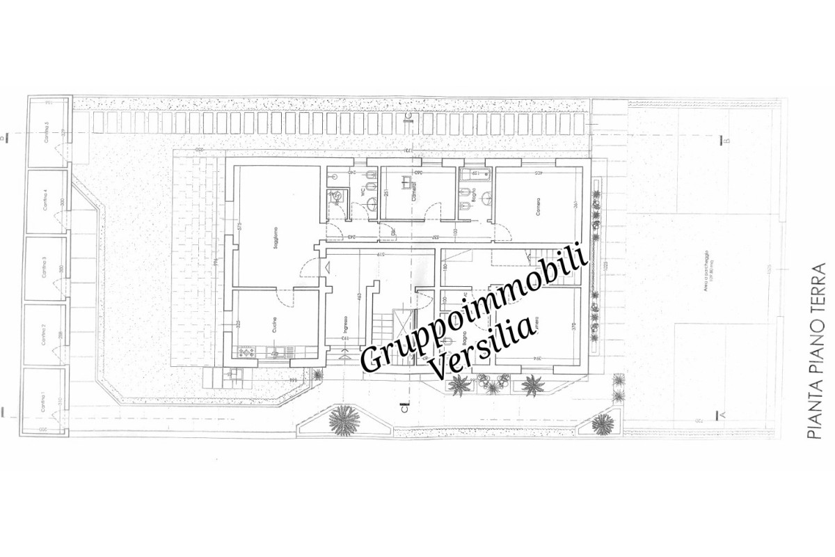 Agenzia Immobiliare Gruppo Immobili Versilia di Claudio Melegari - Planimetria 1