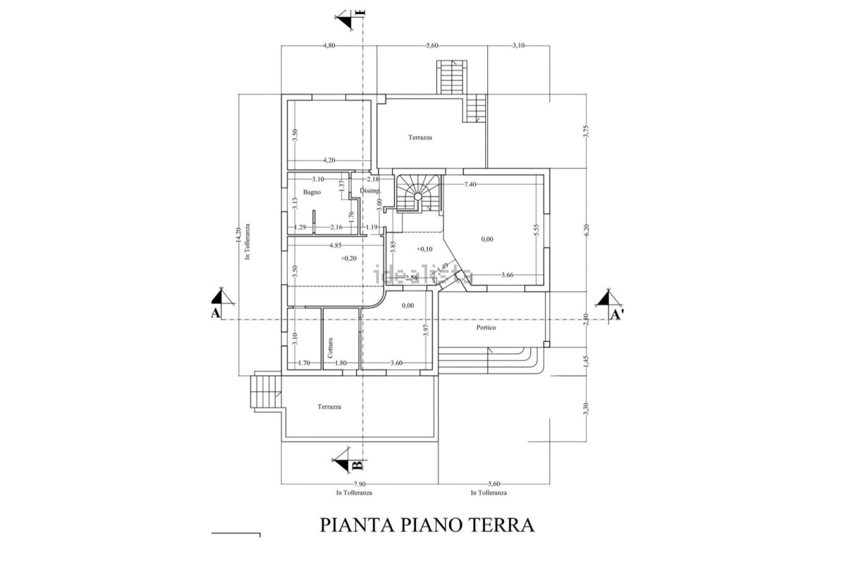 Agenzia Immobiliare Gruppo Immobili Versilia di Claudio Melegari - Planimetria 1