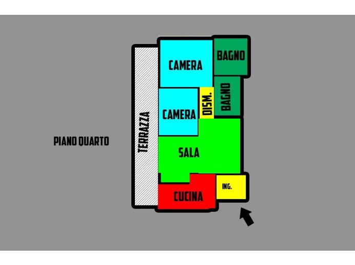 Agenzia Immobiliare Centrolido - Planimetria 1