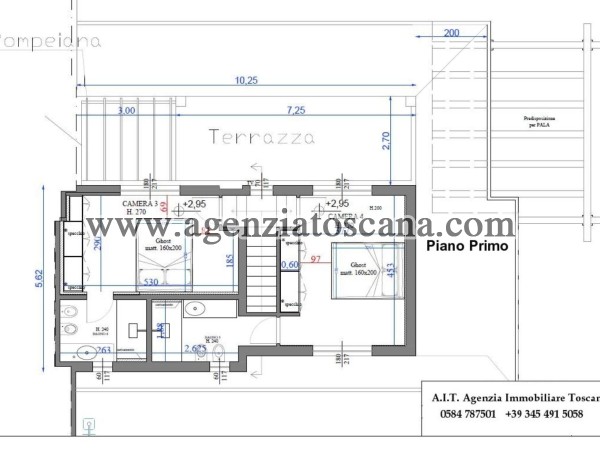 Вилла бифамильяре за арендная плата, Forte Dei Marmi - Levante -  31