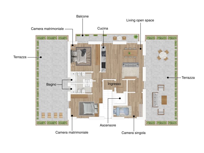 Agenzia Immobiliare Centrolido - Planimetria 1