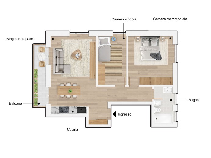 Agenzia Immobiliare Centrolido - Planimetria 1