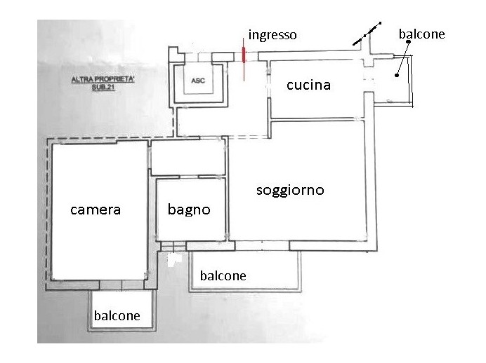 Agenzia Immobiliare Pegasus - Planimetria 1