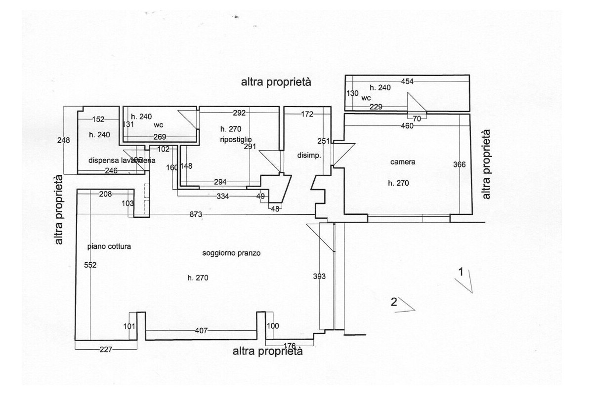 Agenzia Immobiliare agenzia Vittoria - Planimetria 1