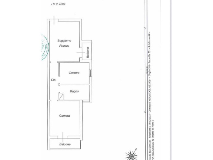 Agenzia Immobiliare San Quirino - Planimetria 1