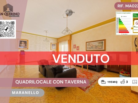 Ampio quadrilocale con taverna