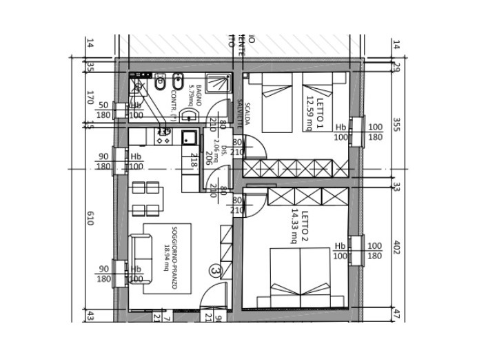 Agenzia Immobiliare San Quirino - Planimetria 1