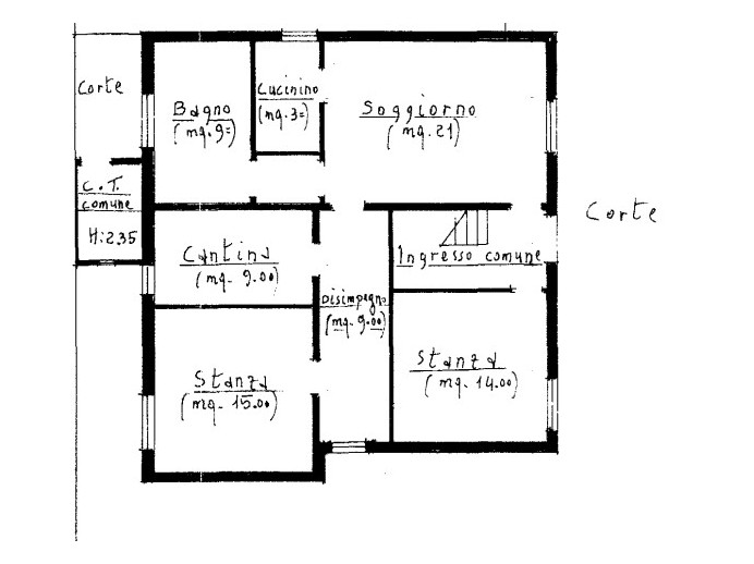 Agenzia Immobiliare San Quirino - Planimetria 1
