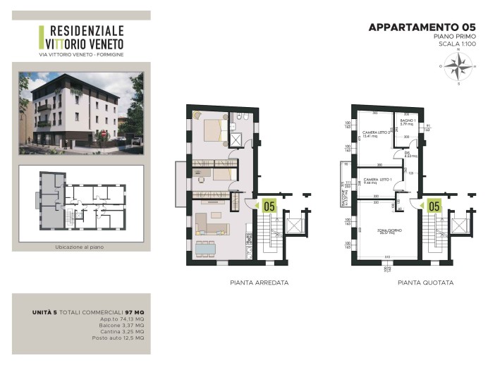 Agenzia Immobiliare San Quirino - Planimetria 1