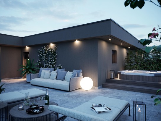 Attico di pregio in palazzina 