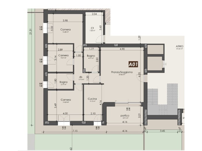 Agenzia Immobiliare San Quirino - Planimetria 1