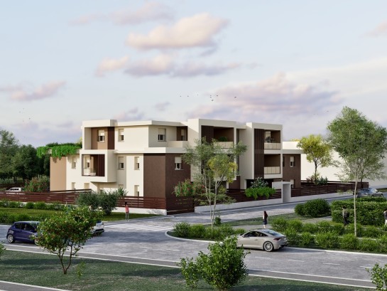 Piano terra con giardino in di