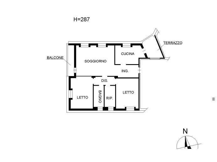 Agenzia Immobiliare San Quirino - Planimetria 1