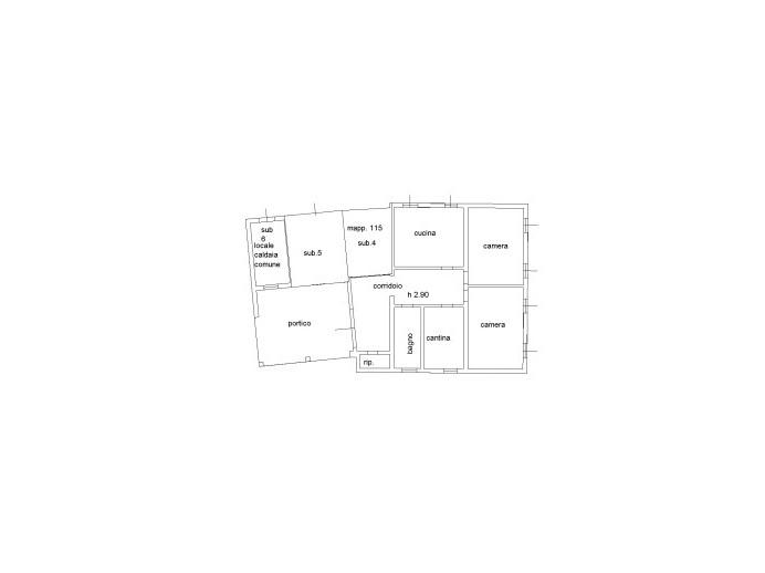 Agenzia Immobiliare San Quirino - Planimetria 1
