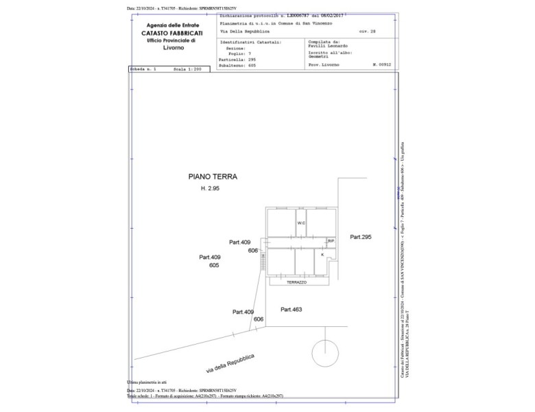 Agenzia Immobiliare Arcobaleno - Planimetria 1