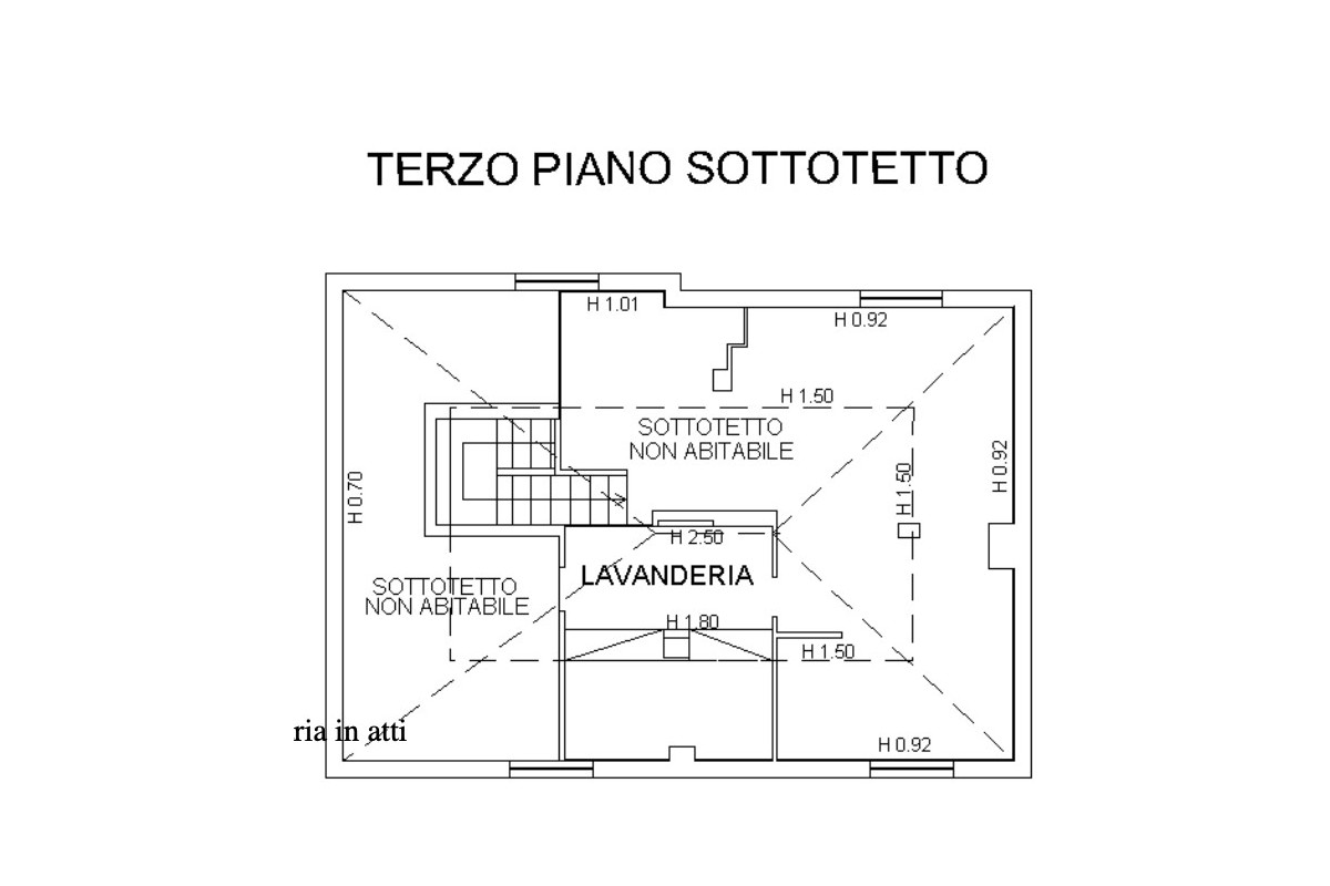 plan sottotetto
